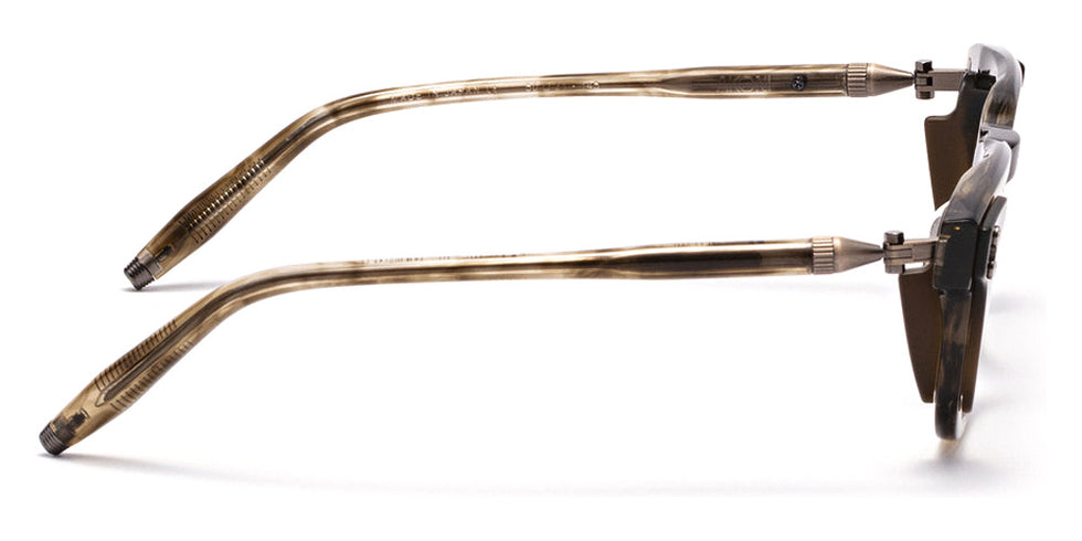 AKONI® Orion AKO Orion 410C 50 - Green Tortoise Swirl Eyeglasses