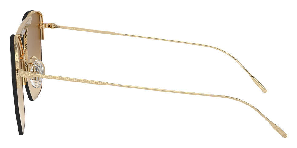 Oliver Peoples® OV1217S Square OV1217S 50352L 61 Sunglasses - Ziane Gold/Buff Top Bar Amaret/Gold/Brown