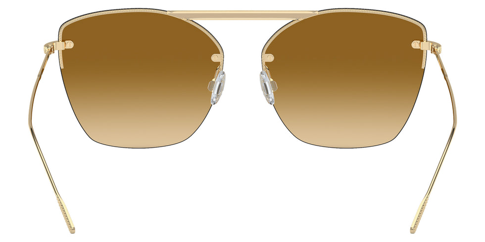 Oliver Peoples® OV1217S Square OV1217S 50352L 61 Sunglasses - Ziane Gold/Buff Top Bar Amaret/Gold/Brown
