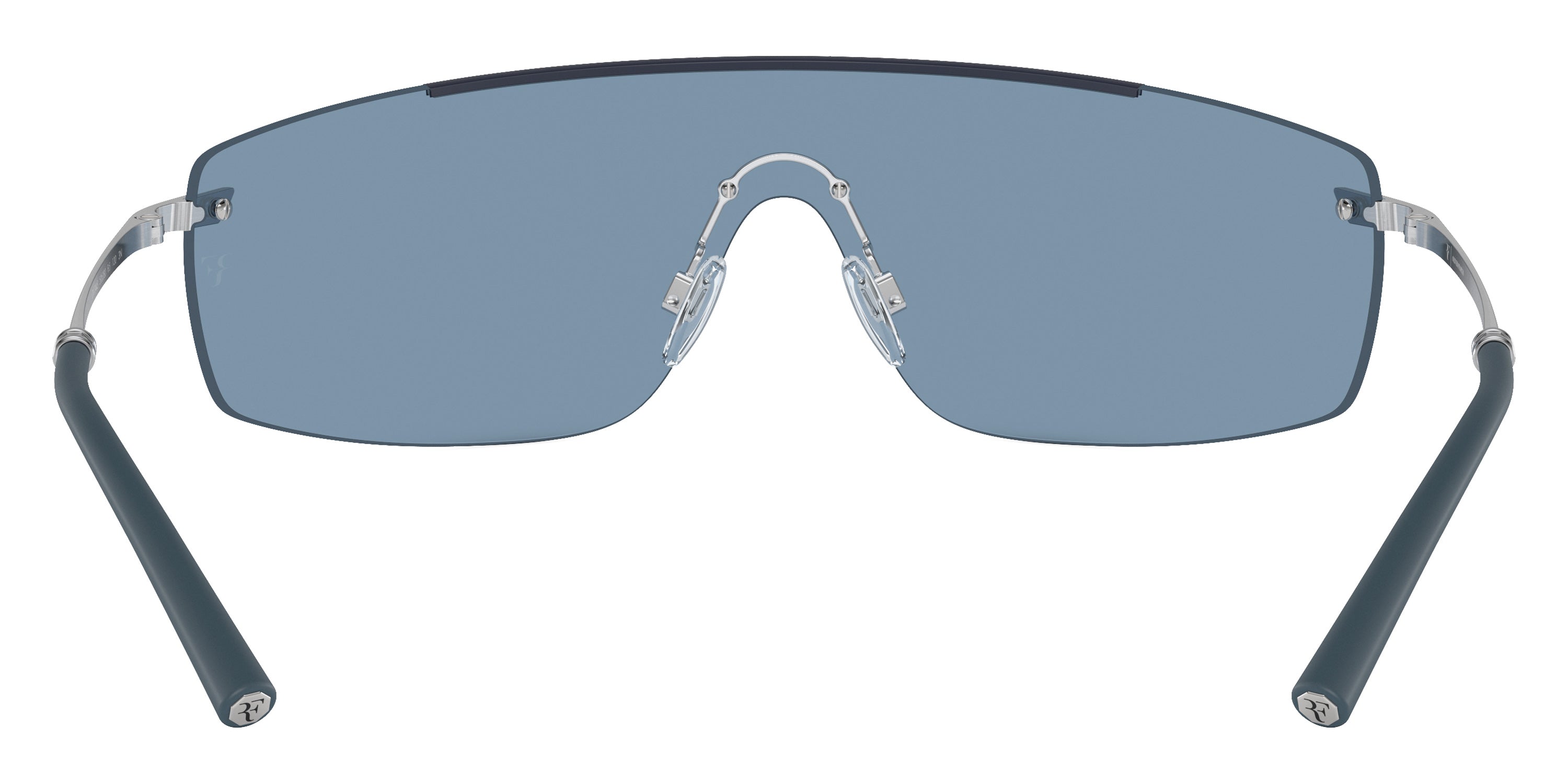 Oliver Peoples® R-5 OV1344S 506380 38 Sunglasses - Blue Ash/Brushed Silver / Marine