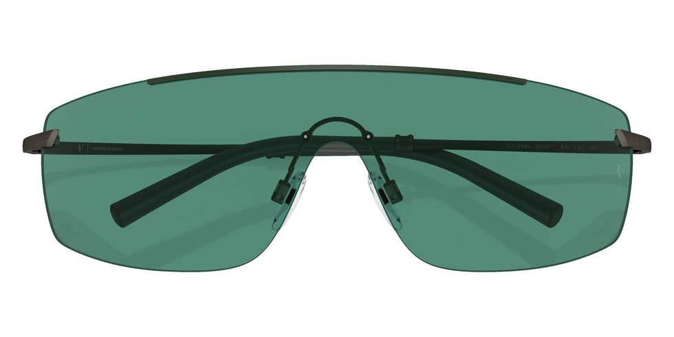 Oliver Peoples® R-5 OV1344S 533971 38 Sunglasses - Ryegrass/Pewter / Forest