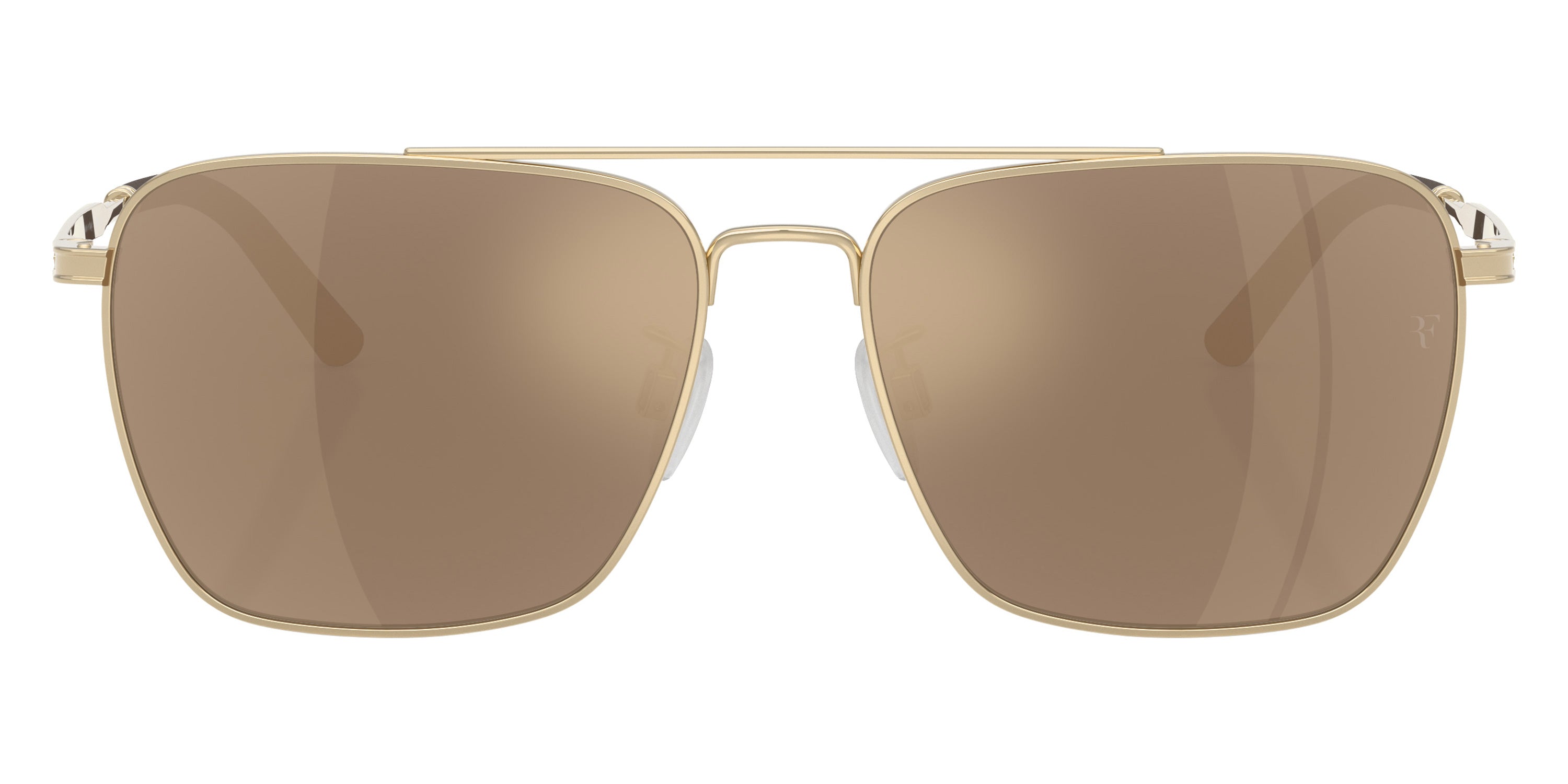 Oliver Peoples® R-15 OV1362S 50355A 56 Sunglasses - Gold / Desert Flash Mirrored