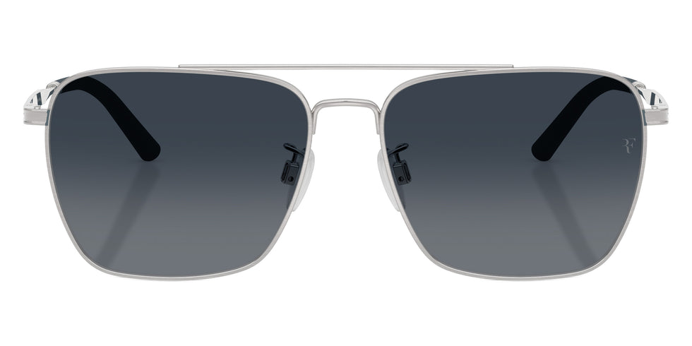 Oliver Peoples® R-15 OV1362S 50637O 56 Sunglasses - Brushed Silver / Sky Gradient Wash to Dark Transitions