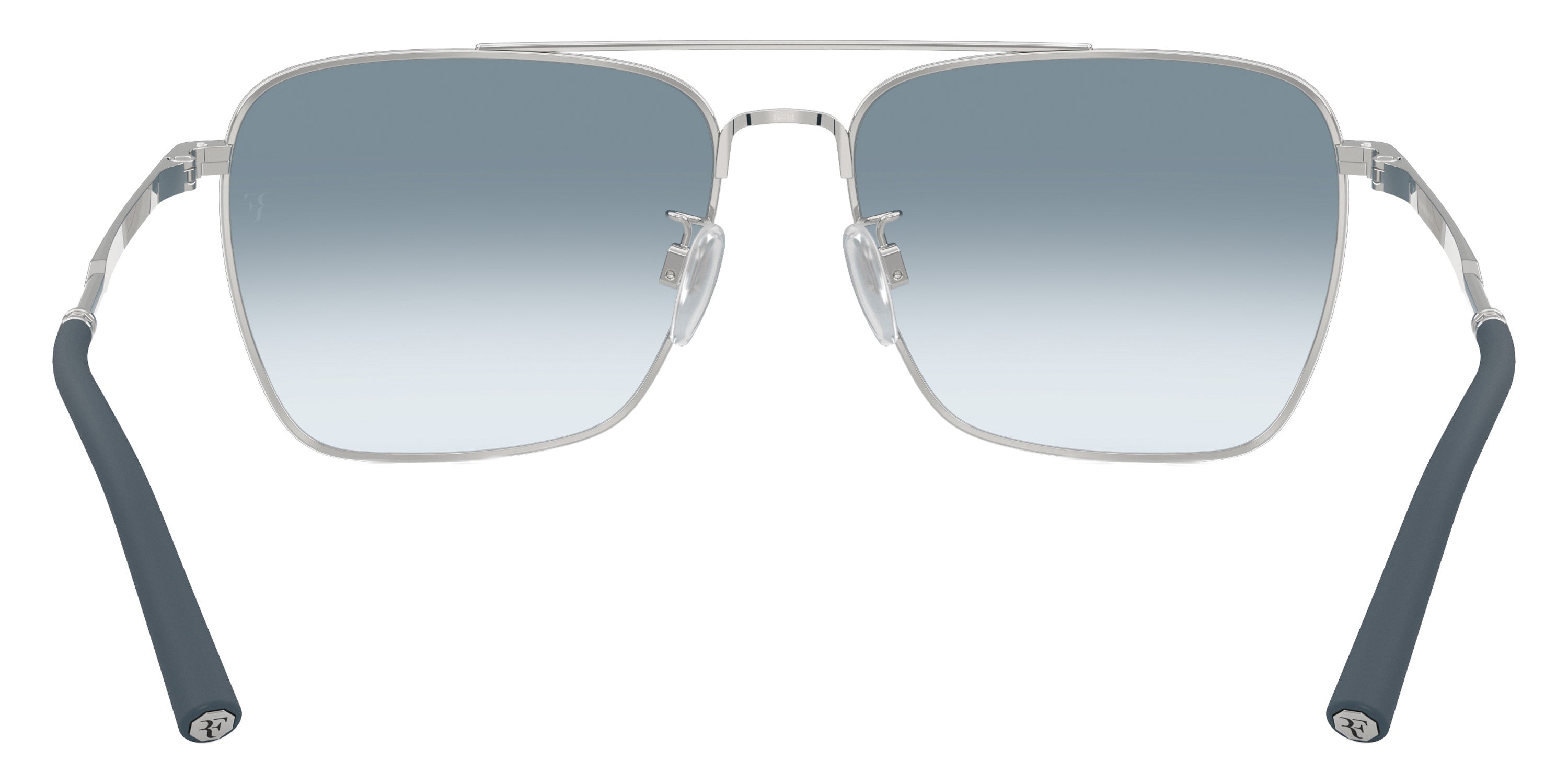 Oliver Peoples® R-15 OV1362S 50637O 56 Sunglasses - Brushed Silver / Sky Gradient Wash to Dark Transitions