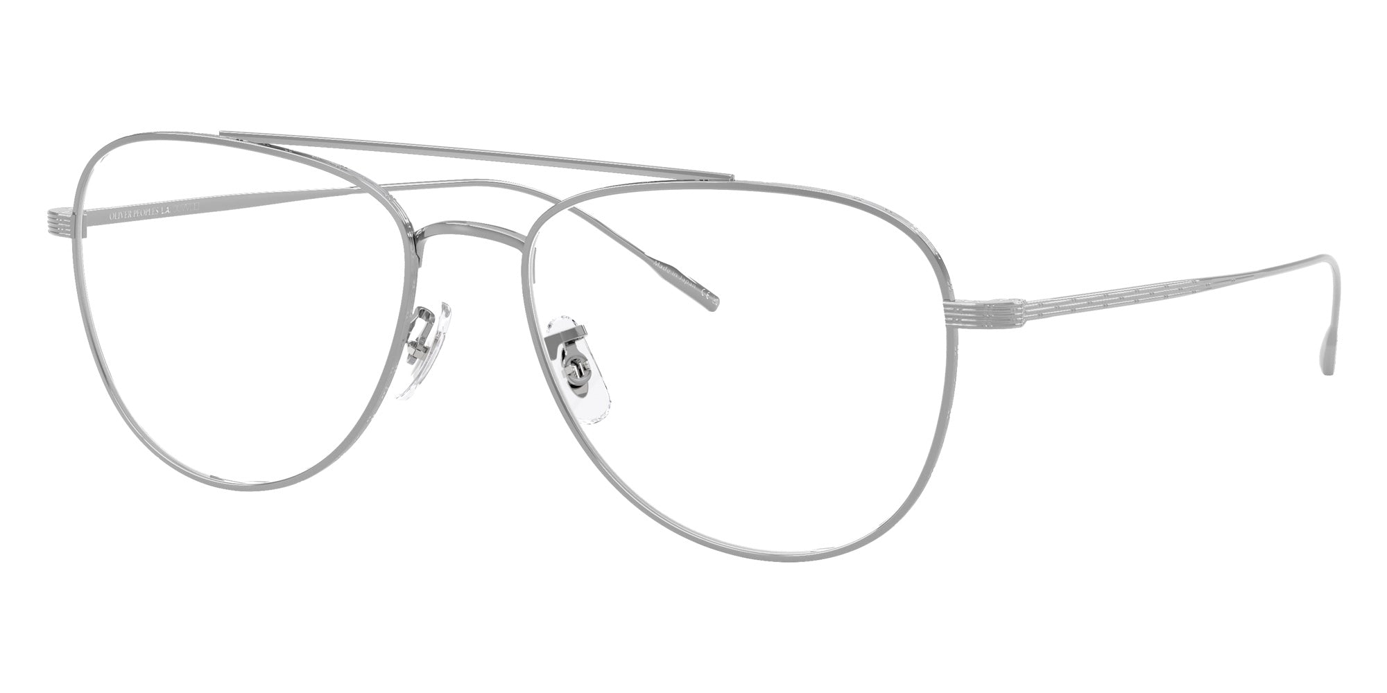 Oliver Peoples® OV1363T Pilot OV1363T 5036 55 Eyeglasses - Silver