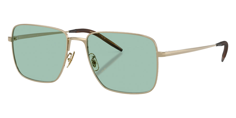 Oliver Peoples® OV1374T Square OV1374T 5035 56 Eyeglasses - Gold/Demo Lens Sea Green 5035