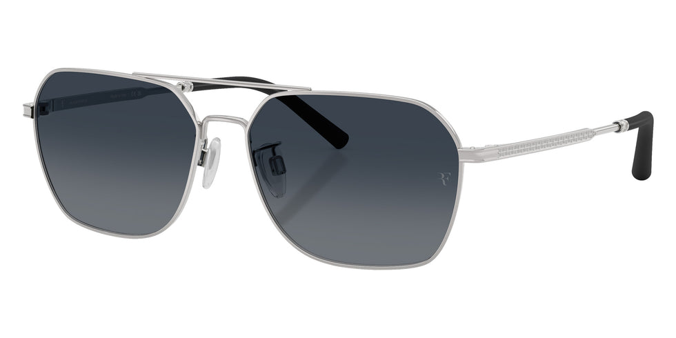 Oliver Peoples® OV1377S Geometric OV1377S 506370 58 Sunglasses - Brushed Silver/Sky Gradient Wash to Dark Photochromic 506370