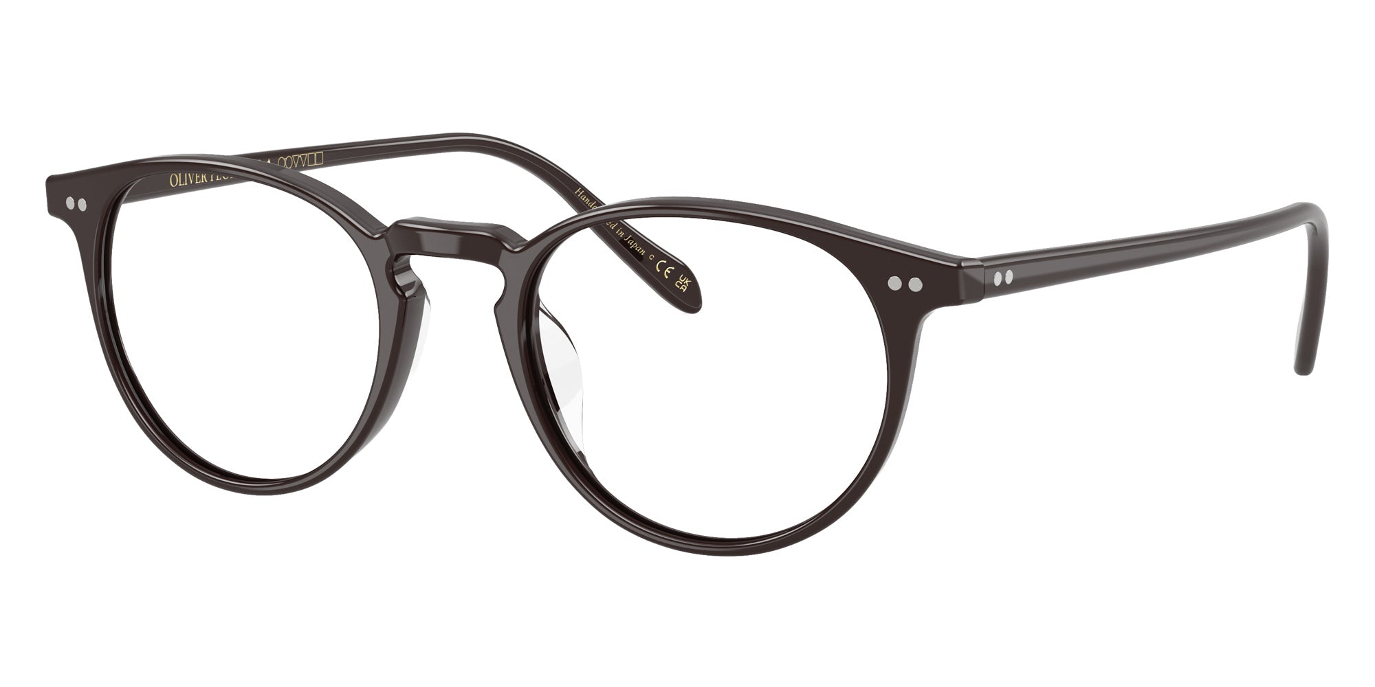 Oliver Peoples® OV5004 Round OV5004 1772 49 Eyeglasses - Kuri Brown 1772