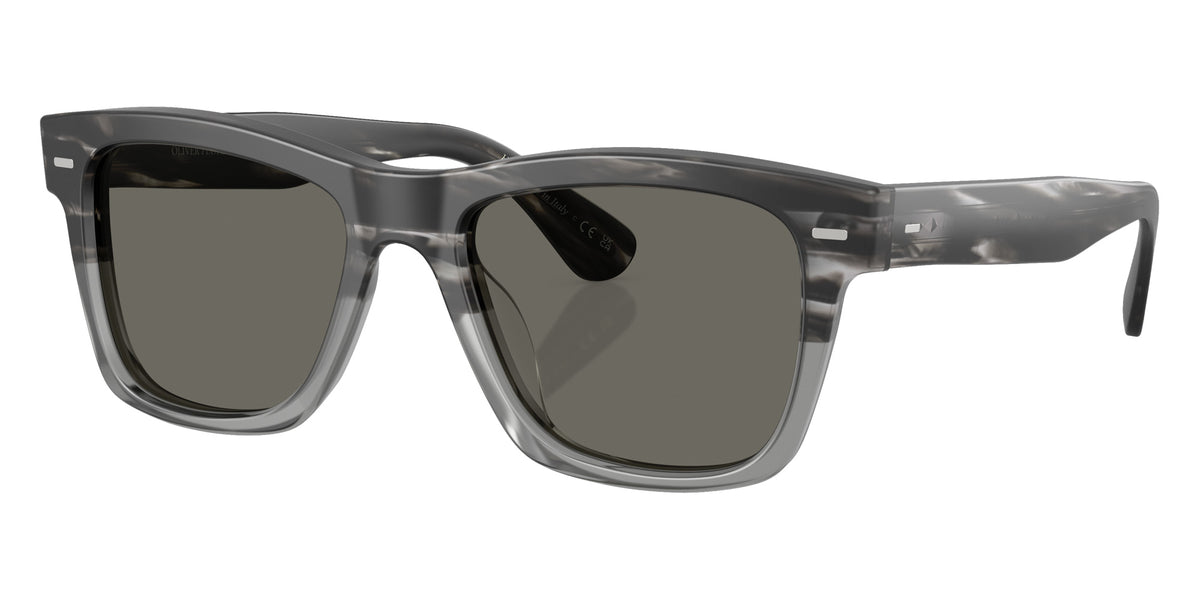 Oliver Peoples® OV5393SU Rectangle OV5393SU 1124R5 54 Sunglasses - Semi-Matte Storm/Carbon Gray