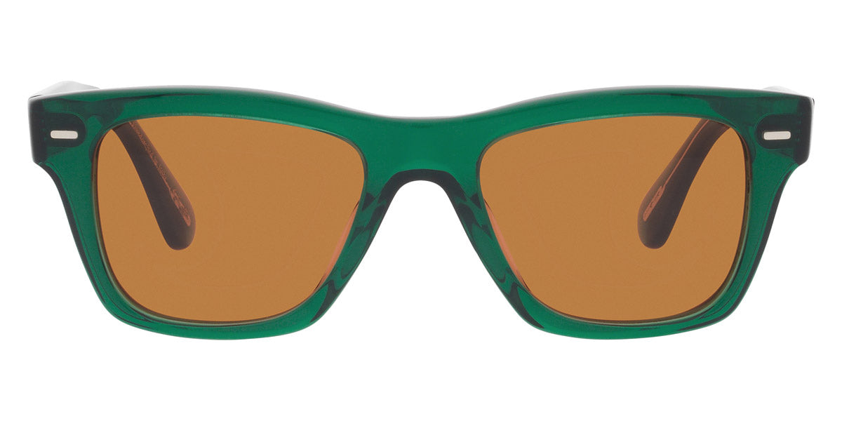 Oliver Peoples® Oliver Sun 176353 - Translucent dark teal / Cognac Sunglasses