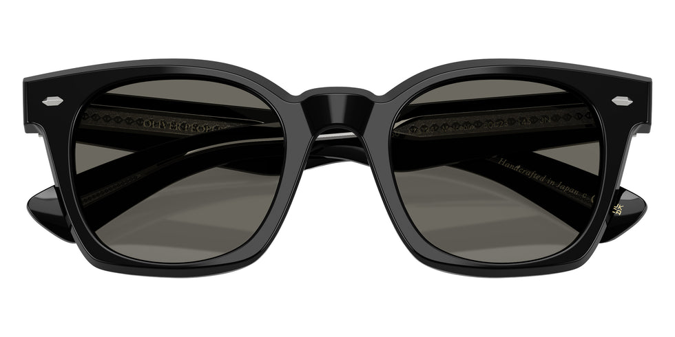 Oliver Peoples® Merceaux 18K OV5498SU 1731R5 50 Sunglasses - Black / Carbon Gray