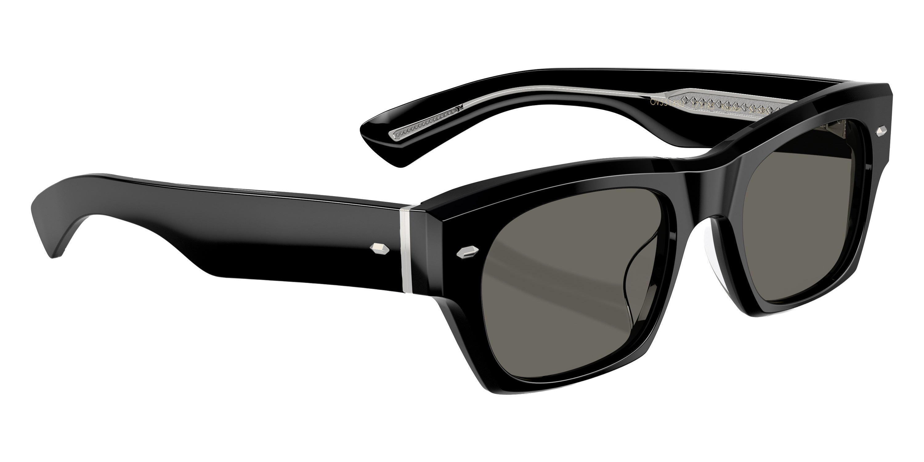 Oliver Peoples® Kasdan 18K OV5514SU 1731R5 51 Sunglasses - Black / Carbon Gray