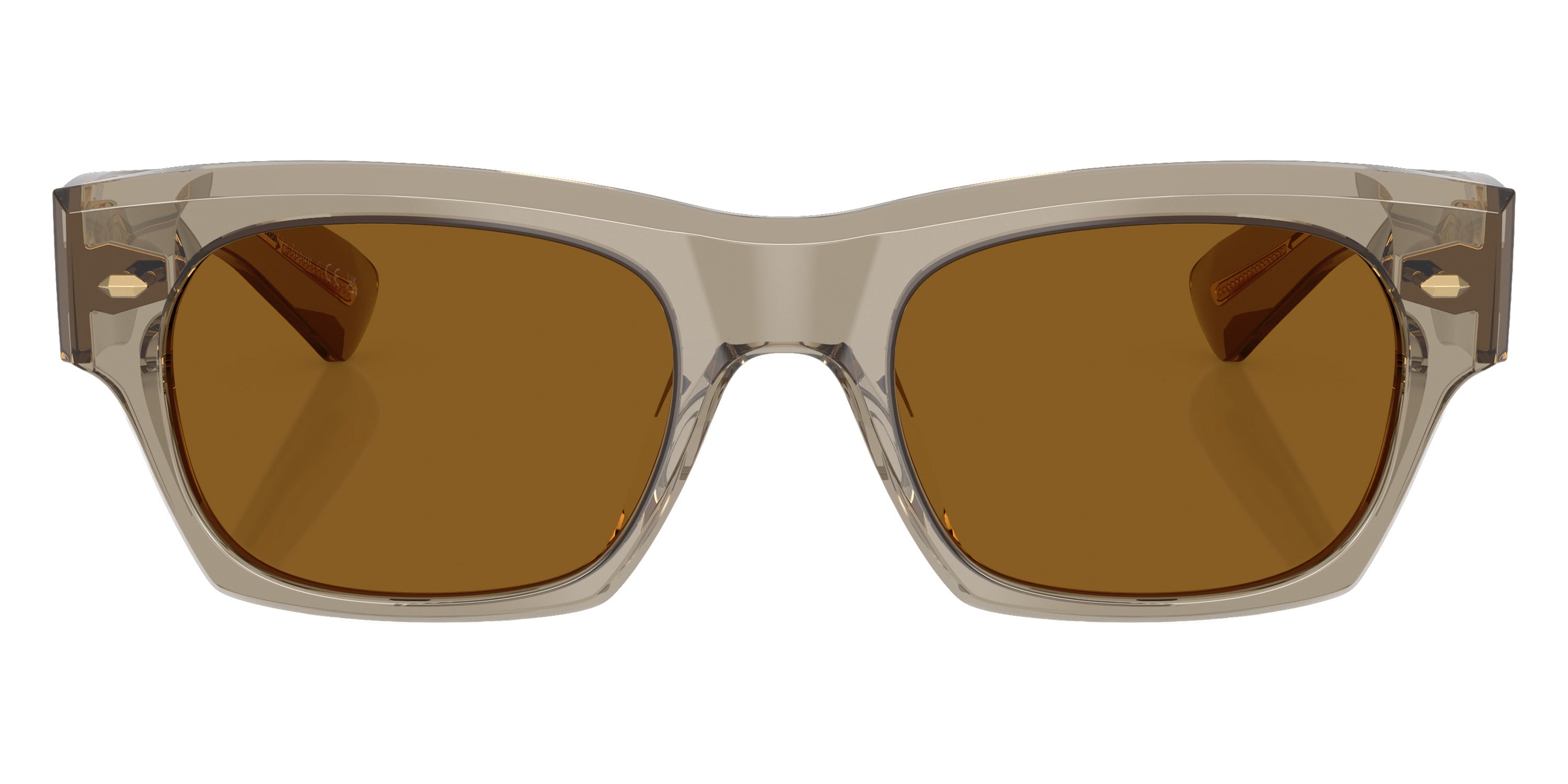 Oliver Peoples® Kasdan 18K OV5514SU 174553 51 Sunglasses - Sencha / True Brown