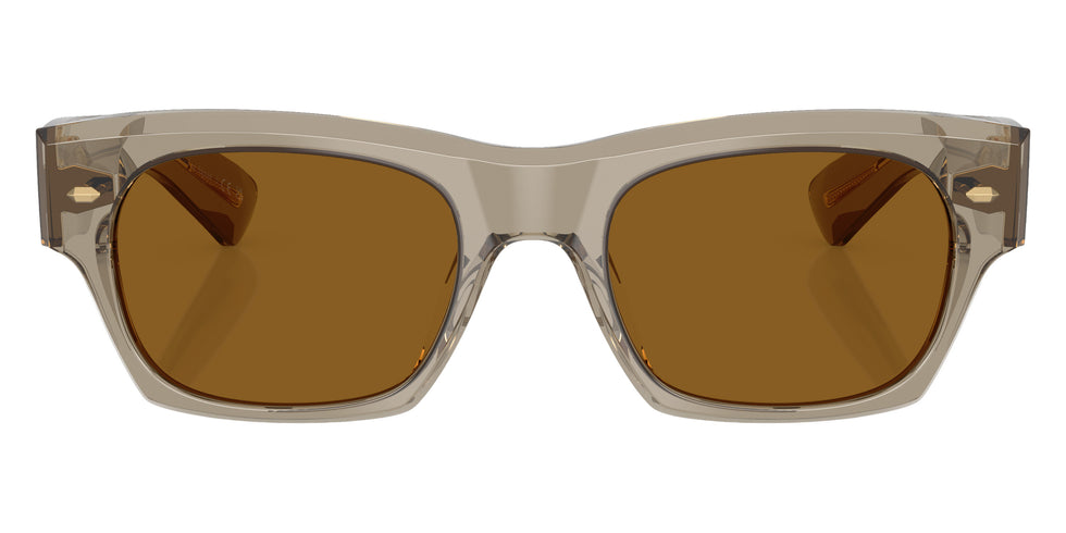 Oliver Peoples® Kasdan 18K OV5514SU 174553 51 Sunglasses - Sencha / True Brown