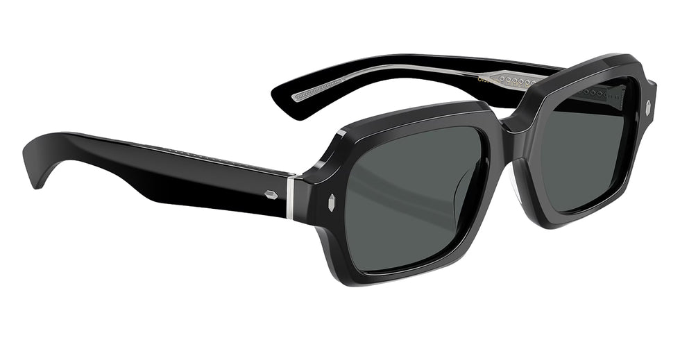 Oliver Peoples® Devaney 18k OV5539SU 1731P2 53 Sunglasses - Black / Midnight Express Polar