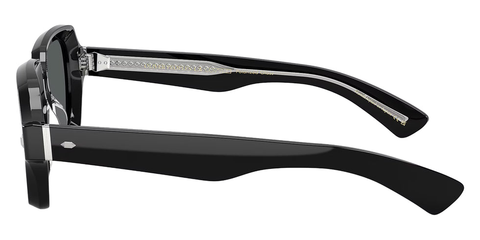 Oliver Peoples® Devaney 18k OV5539SU 1731P2 53 Sunglasses - Black / Midnight Express Polar