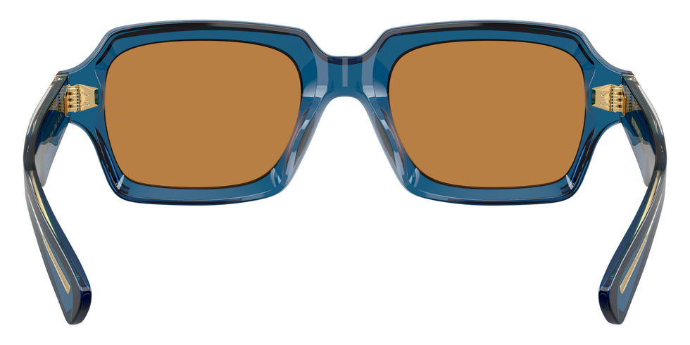 Oliver Peoples® Devaney 18k OV5539SU 179353 53 Sunglasses - Translucent Blue / Cognac