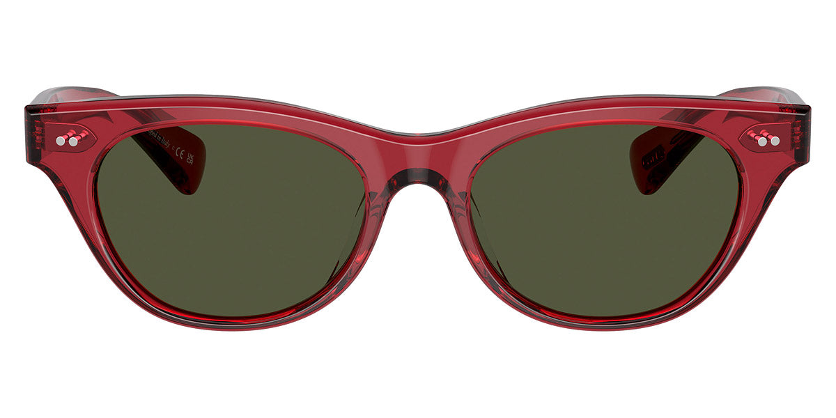 Oliver Peoples® Avelin OV5541SU 176452 52 - Translucent Red/G-15 Sunglasses