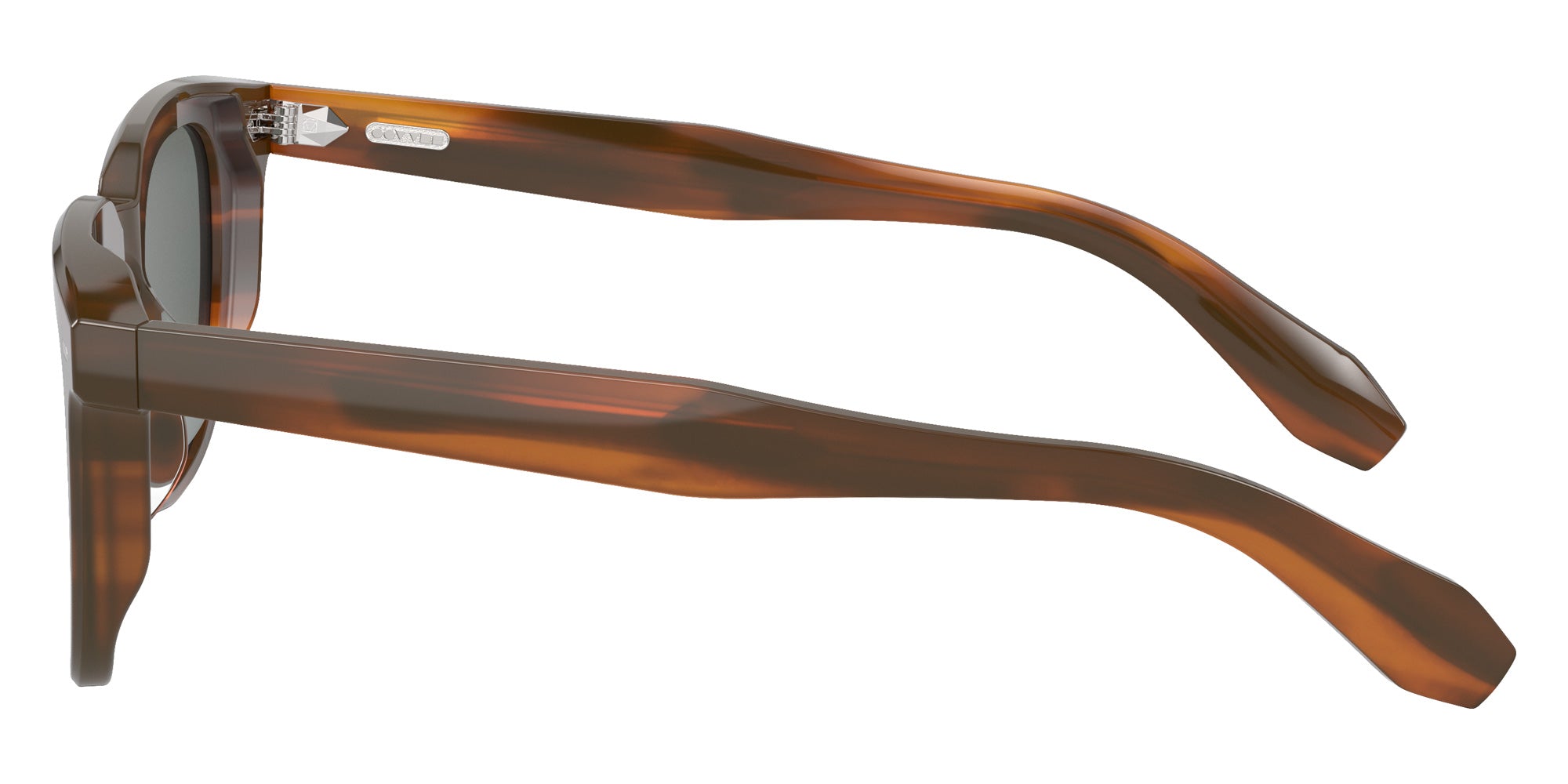 Oliver Peoples® OV5546SU Rectangle OV5546SU 1753W5 52 Sunglasses - Sycamore/Regal Blue Mirrored