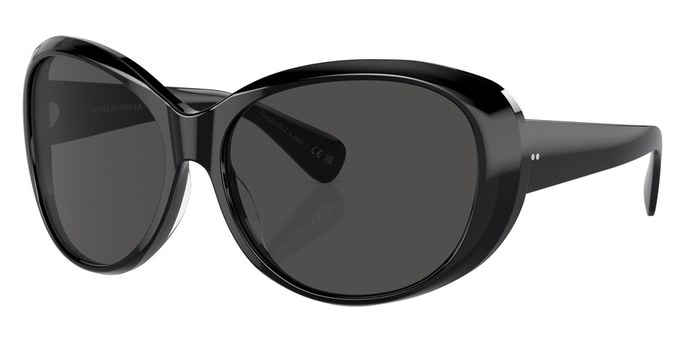 Oliver Peoples® OV5551SU Round OV5551SU 100587 62 Sunglasses - Black/Gray