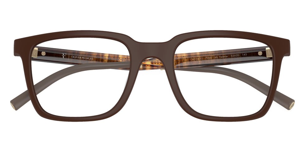 Oliver Peoples® Mr. Federer-R OV5553U 7005 52 Eyeglasses - Umber/Cortado/Gold