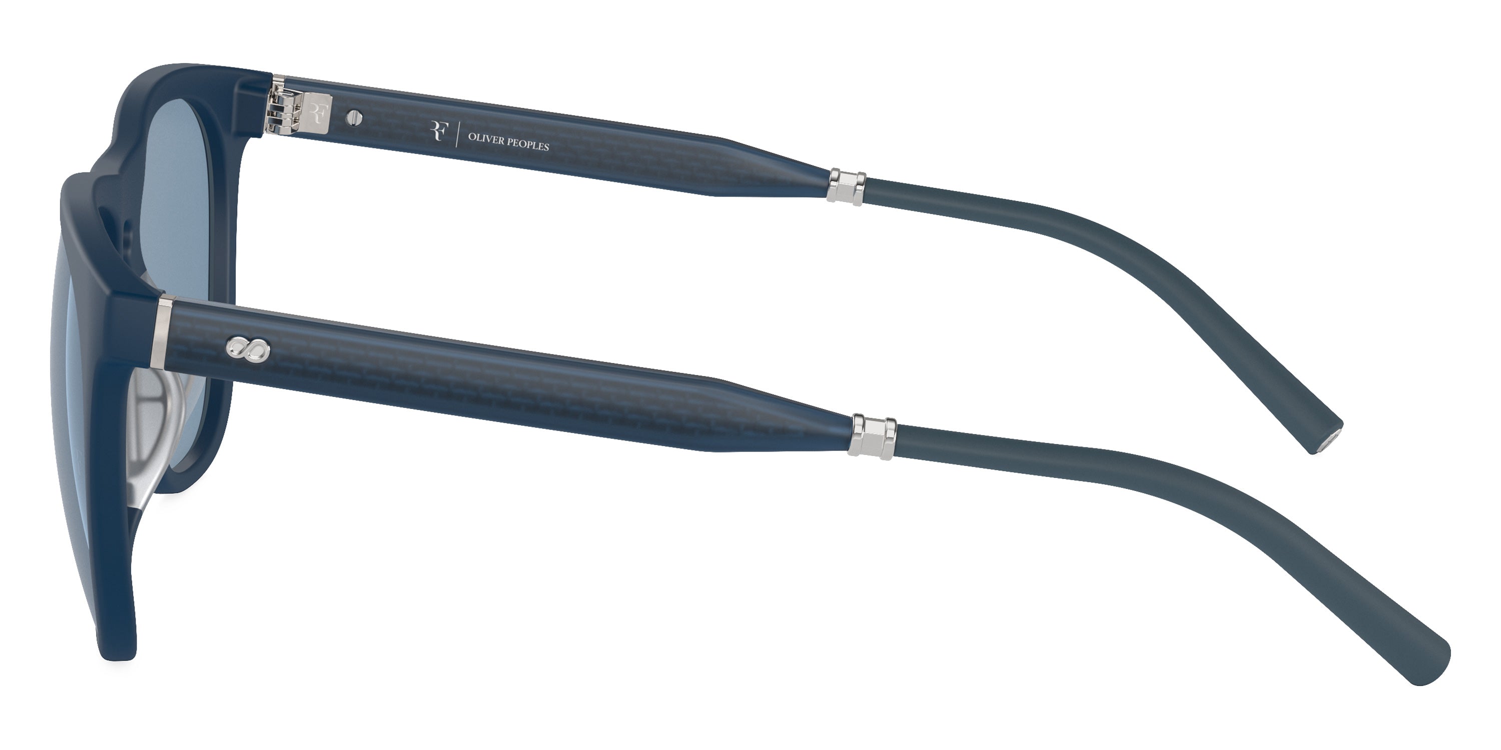 Oliver Peoples® R-1 OV5554SU 700380 55 Sunglasses - Semi-Matte Blue Ash/Blue Ash Silver / Marine