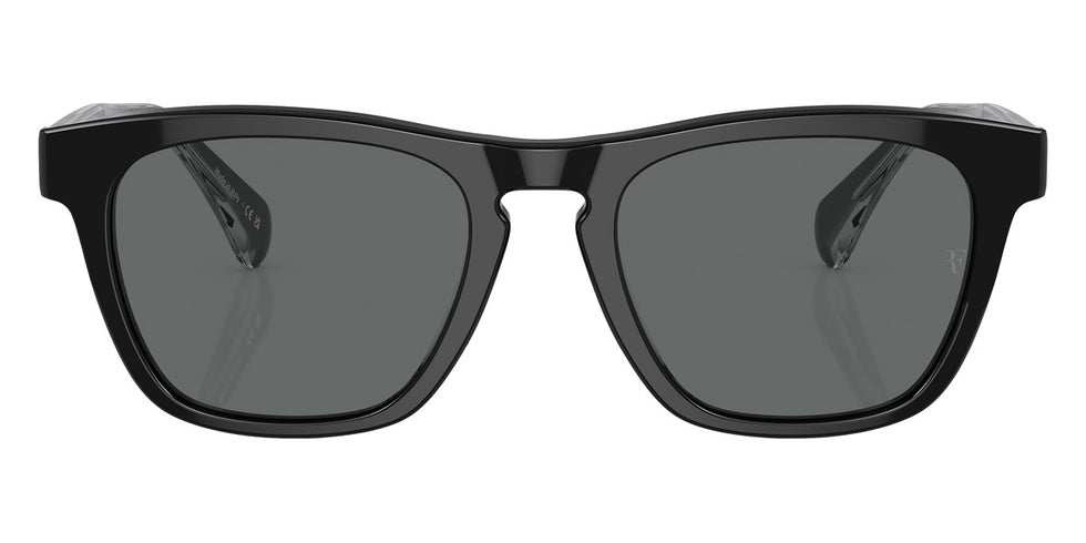 Oliver Peoples® R-3 OV5555SU 149281 51 Sunglasses - Black/Crystal / Gray Polarized Mirrored