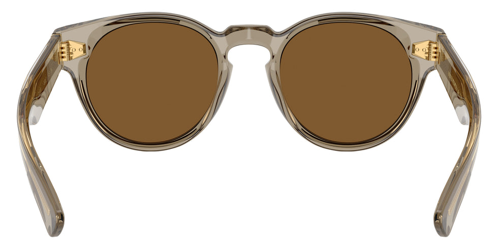 Oliver Peoples® Hayton 18k OV5571SU 1745G8 49 Sunglasses - Sencha / Cognac Mirrored