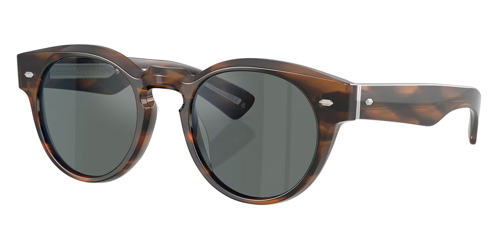 Oliver Peoples® Hayton 18k OV5571SU 1794W5 49 Sunglasses - Barchan / Regal Blue