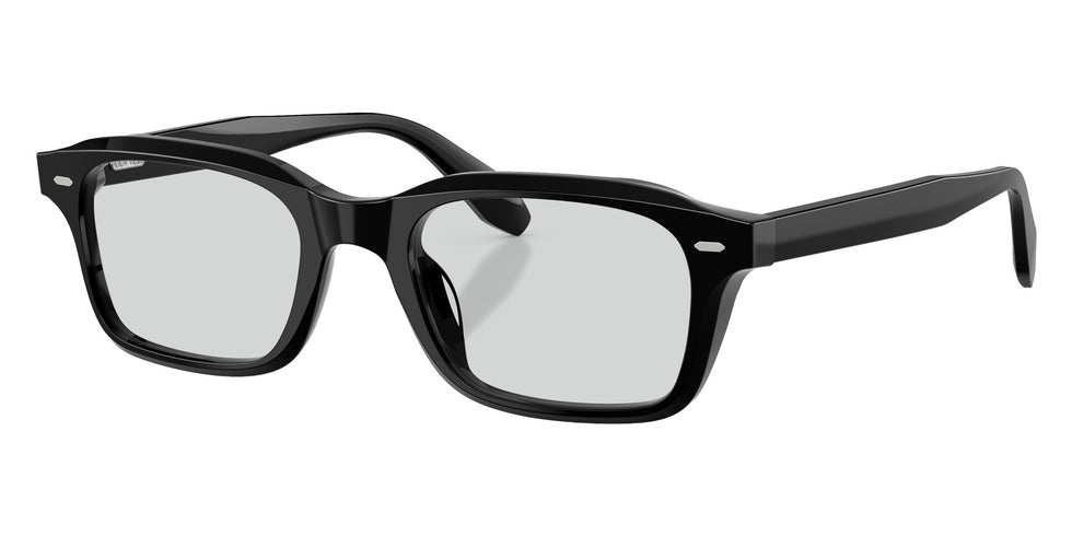 Oliver Peoples® OV5588U Rectangle OV5588U 1731 51 Eyeglasses - Black/Demo Lens Silver Mist 1731