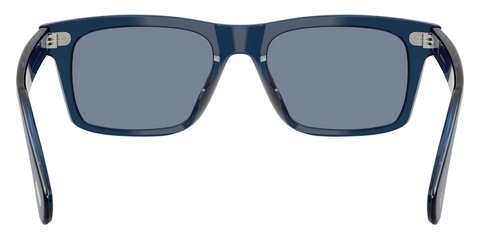 Oliver Peoples® R-16 OV5596SU 178755 55 Sunglasses - Blue Ash / Marine Flash Mirrored