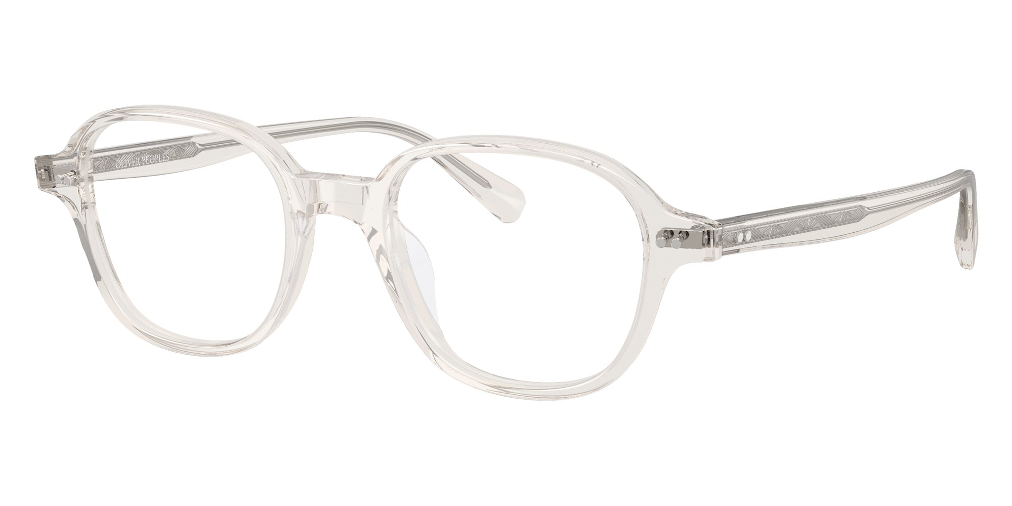 Oliver Peoples® OV5599U Geometric OV5599U 1757 47 Eyeglasses - Gravel