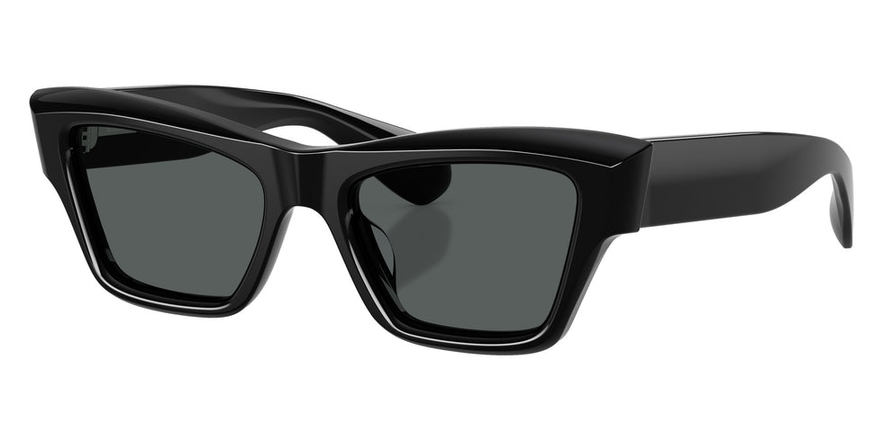 Oliver Peoples® OV5611SU Cat Eye OV5611SU 1731P2 52 Sunglasses - Black/Carbon Gray 1731P2