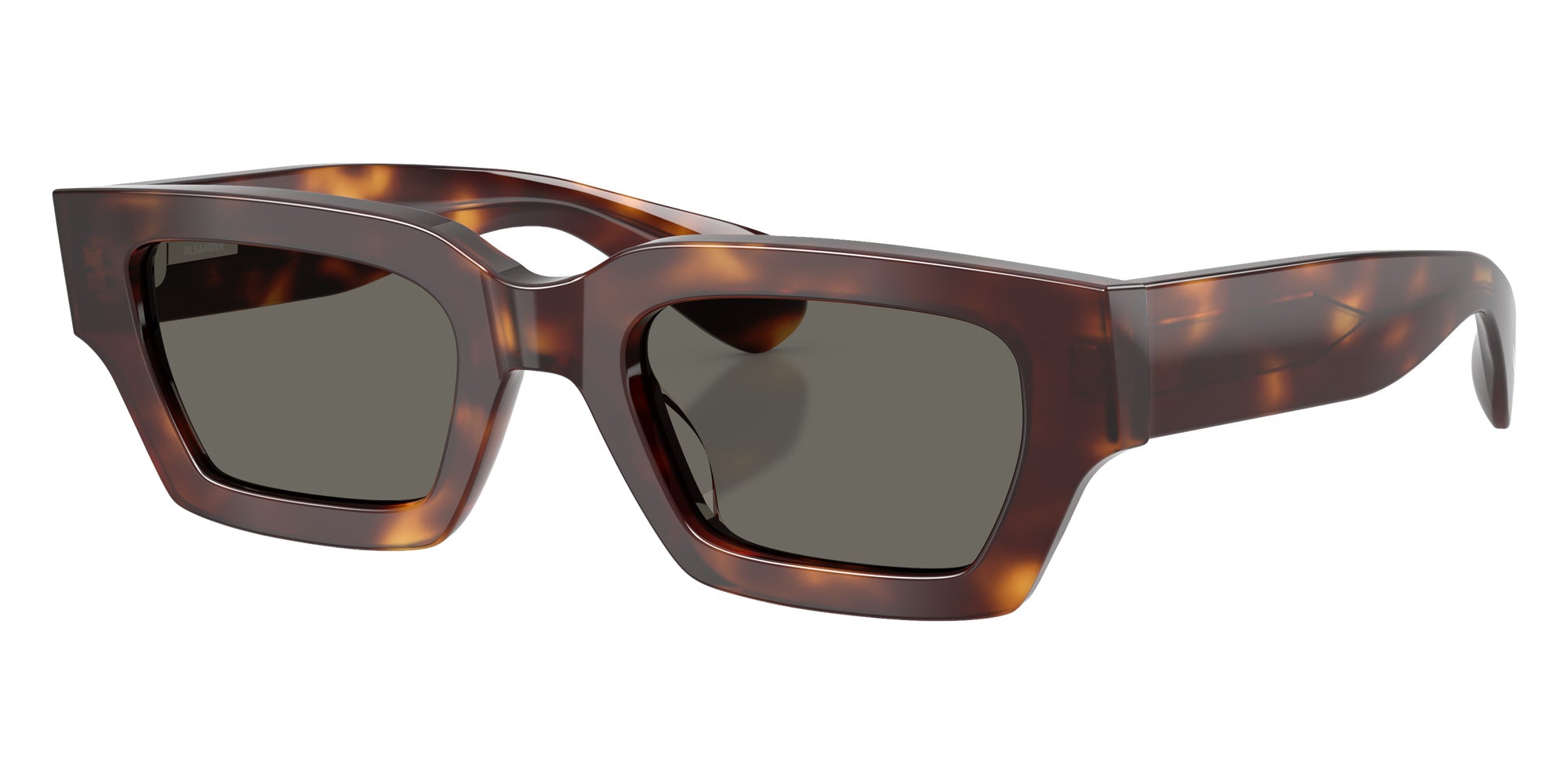 Oliver Peoples® OV5612SU Rectangle OV5612SU 1007P2 50 Sunglasses - Dark Mahogany/Carbon Gray 1007P2