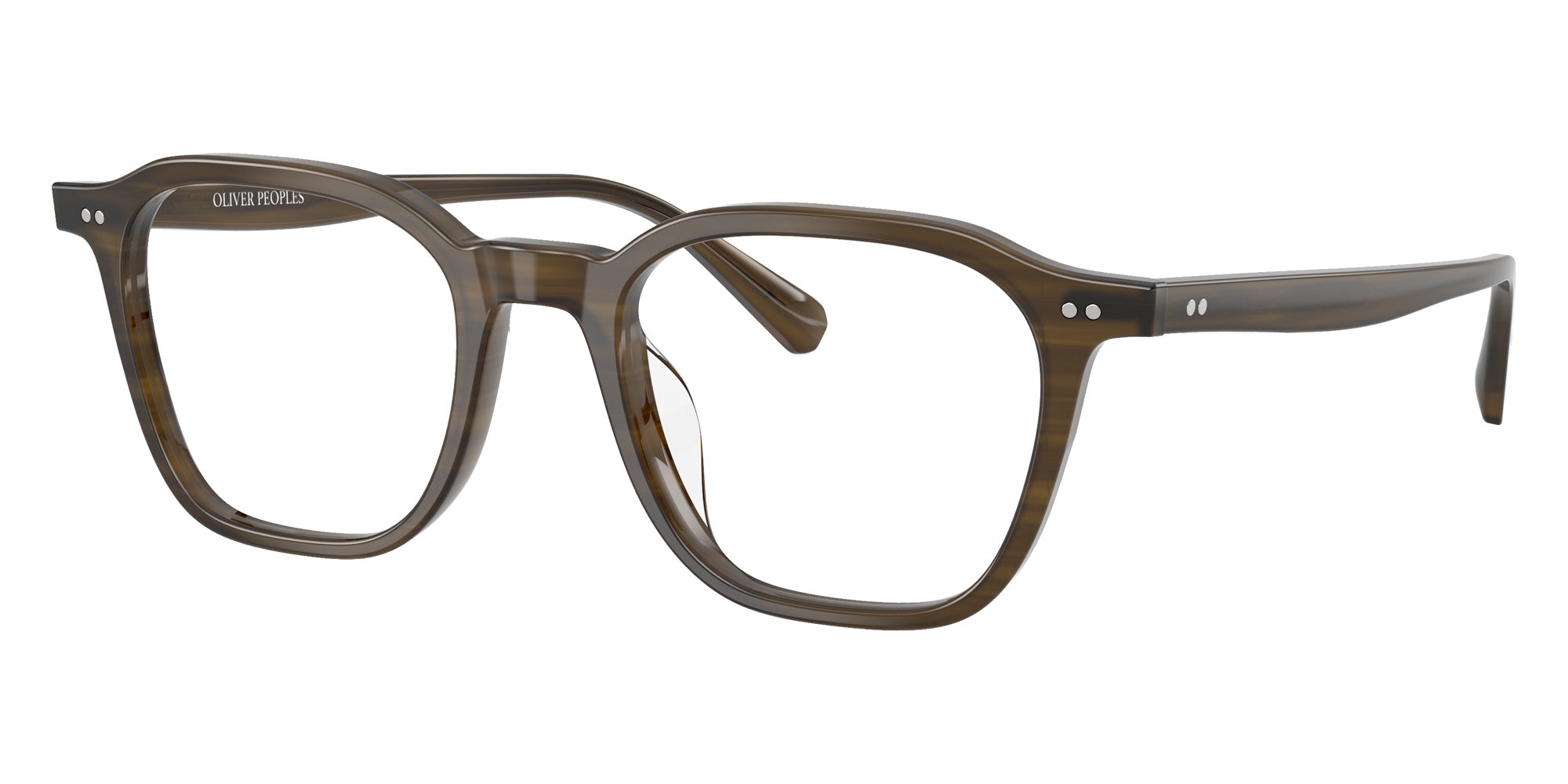 Oliver Peoples® OV5620U Square OV5620U 1821 50 Eyeglasses - Olivewood 1821