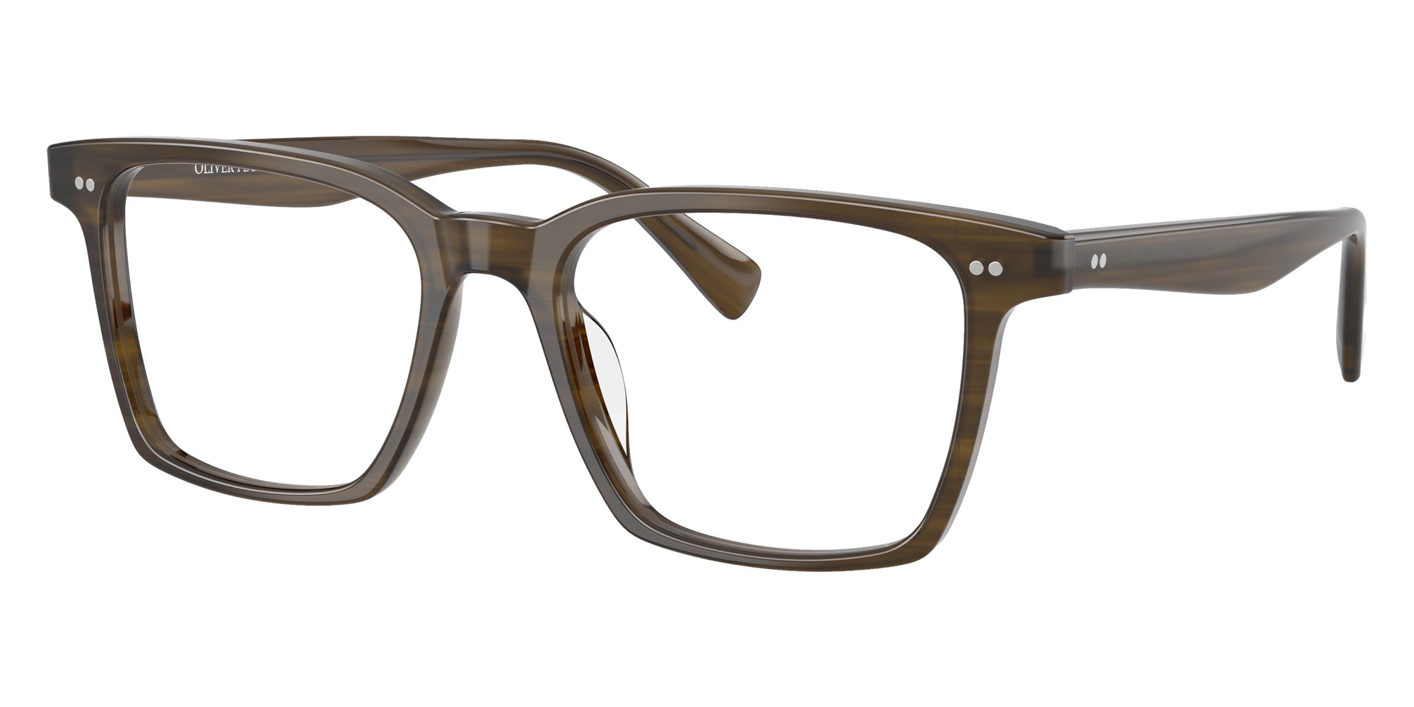Oliver Peoples® OV5622U Rectangle OV5622U 1821 55 Eyeglasses - Olivewood 1821
