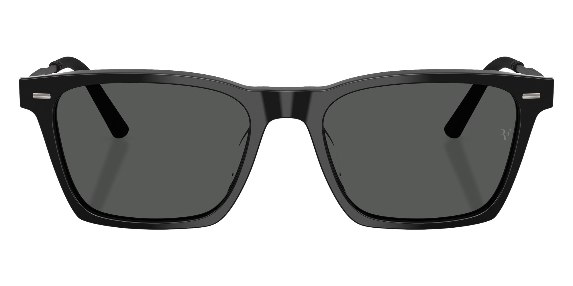 Oliver Peoples® OV5624SU Rectangle OV5624SU 100527 54 Sunglasses - Black/Iron Wash to Dark Photochromic Polarized 100527