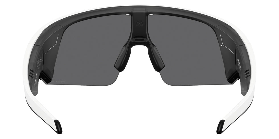 Oakley® Meta OW8001 Vanguard - Matte White/Prizm Black Mirrored Sunglasses