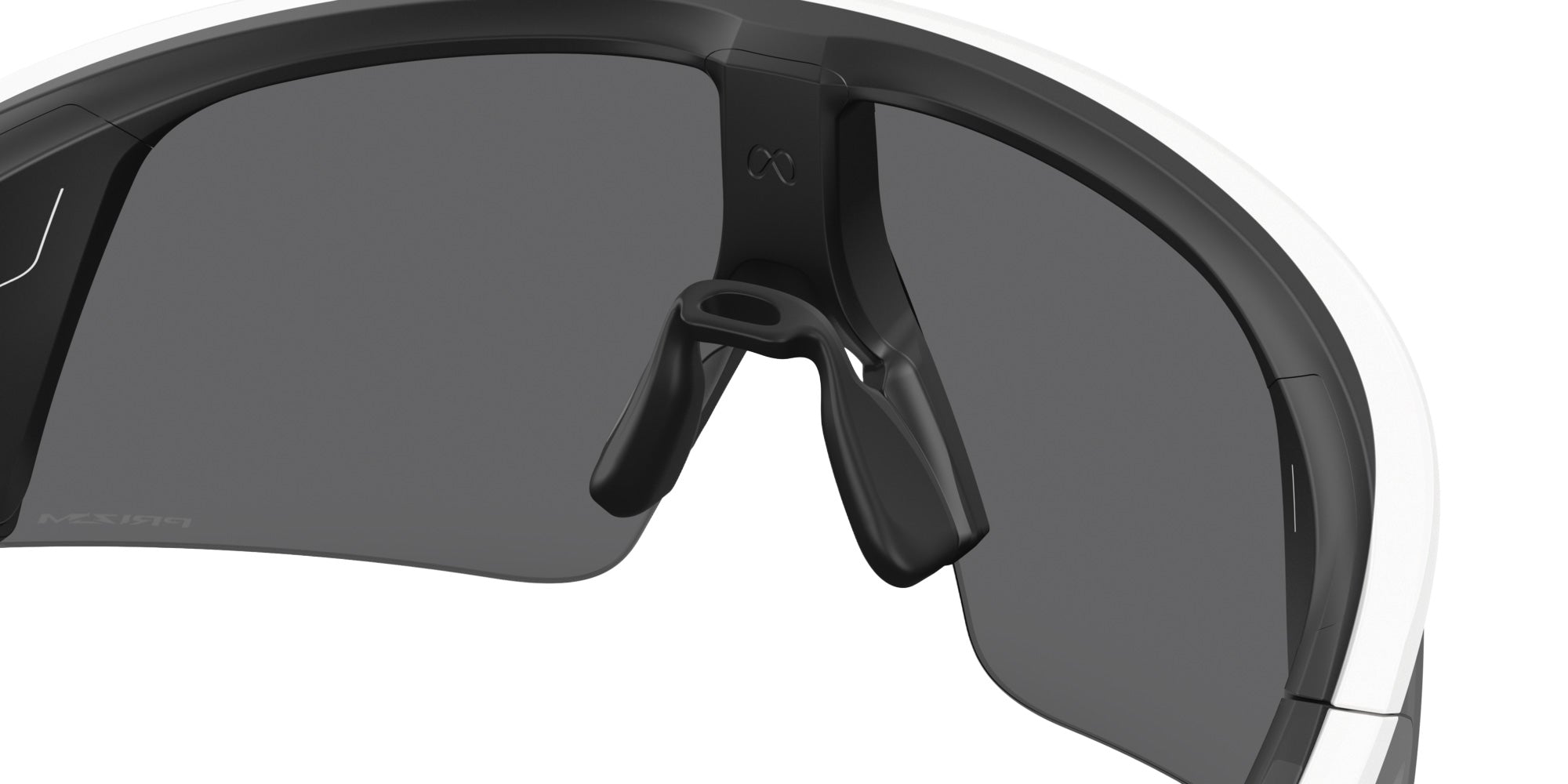 Oakley® Meta OW8001 Vanguard - Matte White/Prizm Black Mirrored Sunglasses