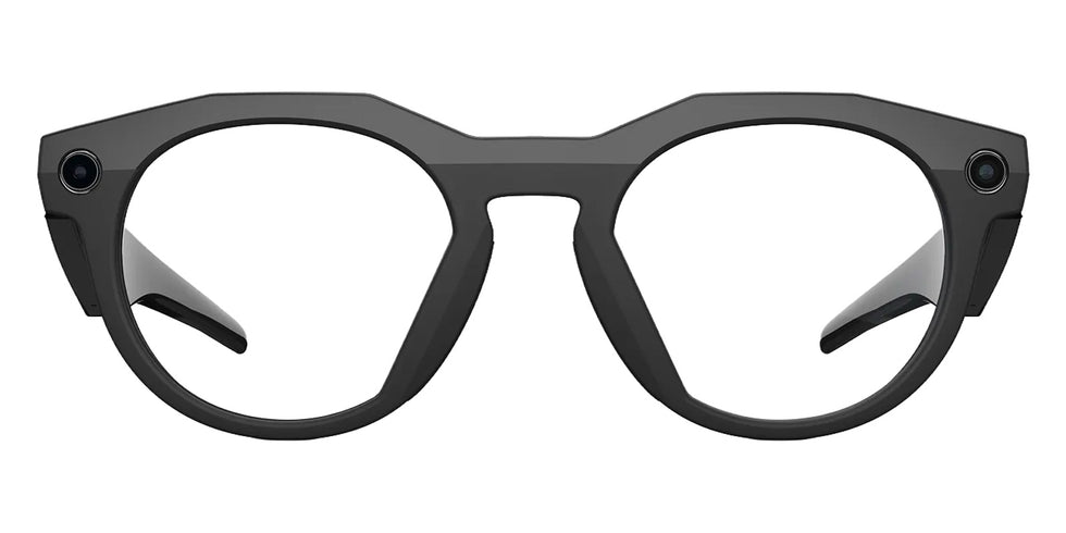 Oakley® Meta OW8002 HSTN - Polished Black/Clear AR Sunglasses