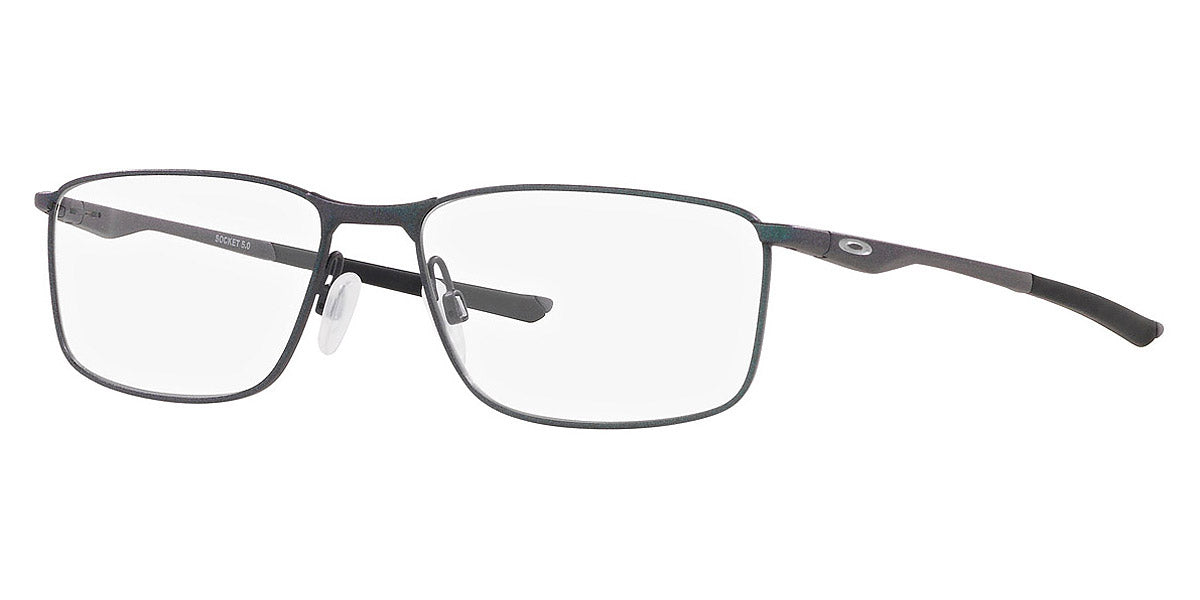 Oakley® OX3217 Socket 5.0 OX3217 321714 53 - Dark Matte Silver/Blue Colorshift Eyeglasses
