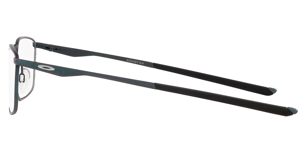 Oakley® OX3217 Socket 5.0 OX3217 321714 53 - Dark Matte Silver/Blue Colorshift Eyeglasses