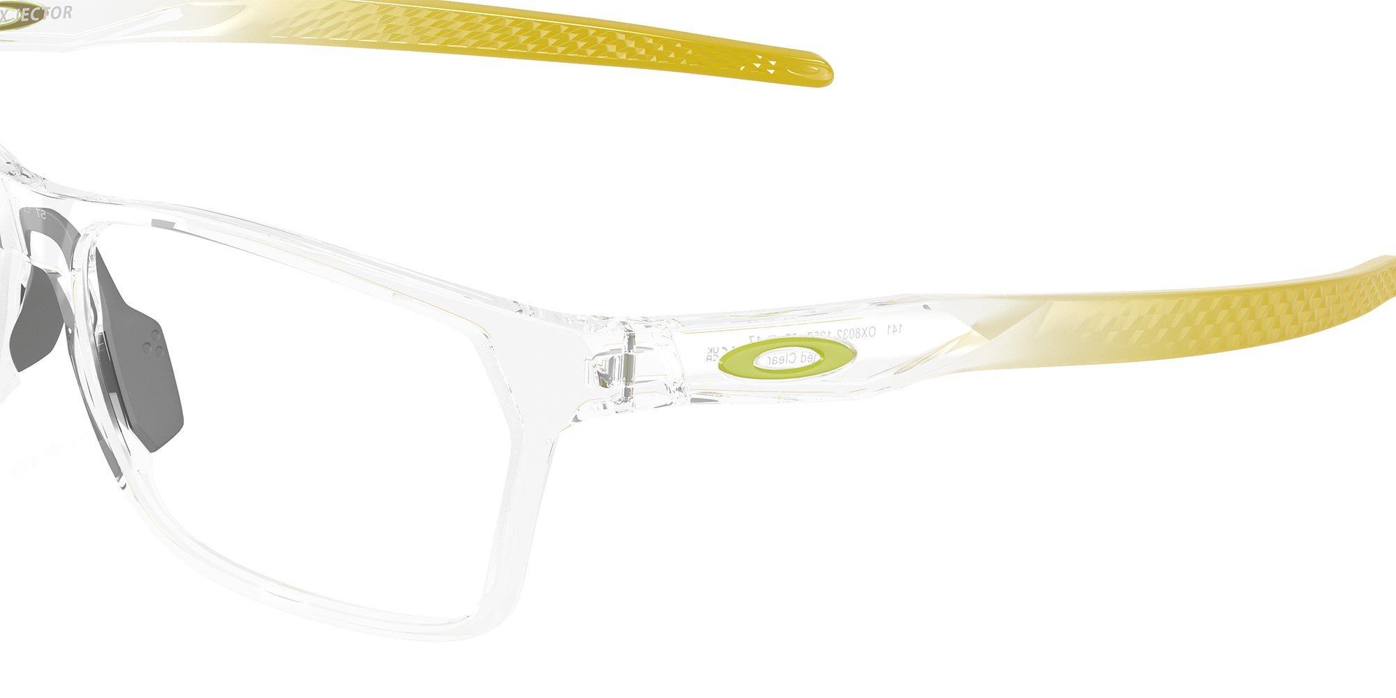 Oakley® OX8032 HEX JECTOR OX8032 803212 53 Eyeglasses - Polished Clear 803212