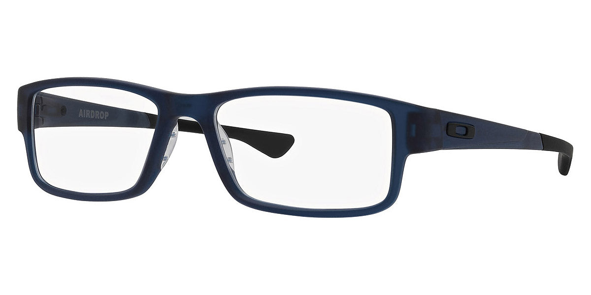 Oakley® OX8046 Airdrop OX8046 804618 51 - Matte Translucent Blue Eyeglasses