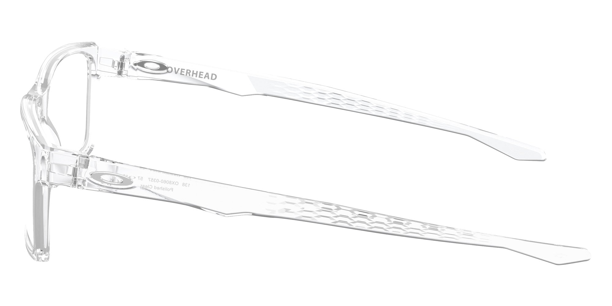 Oakley® OX8060 OVERHEAD OX8060 806003 53 Eyeglasses - Polished Clear 806003