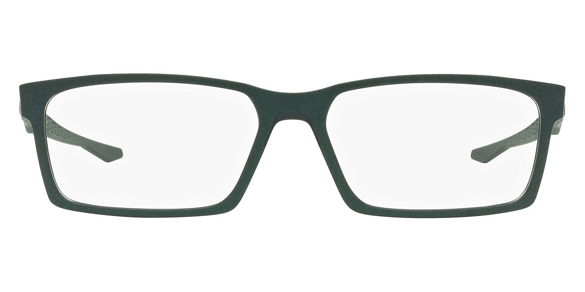 Oakley® OX8060 OVERHEAD OX8060 806004 53 Eyeglasses - Matte Dark Silver/Blue Colorshift 806004