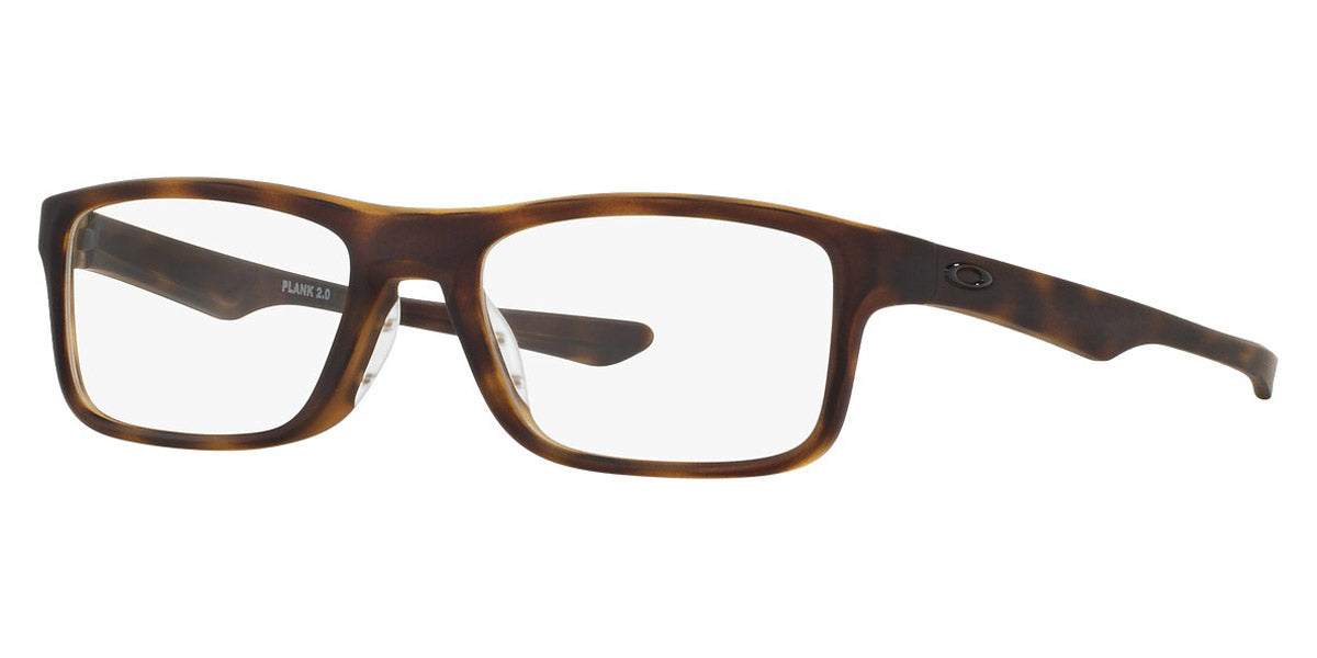Oakley® OX8081 Plank 2.0 OX8081 808104 49 - Softcoat Tortoise Eyeglasses