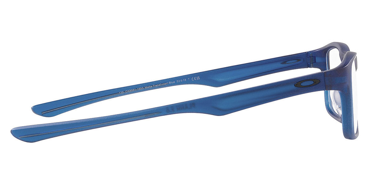 Oakley® OX8081 Plank 2.0 OX8081 808116 51 - Matte Translucent Blue Eyeglasses