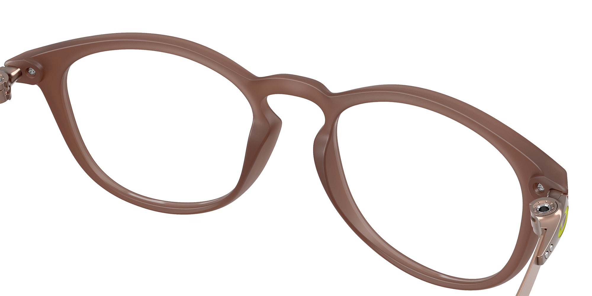 Oakley® OX8105 PITCHMAN R OX8105 810527 52 Eyeglasses - Transparent Mahogany 810527