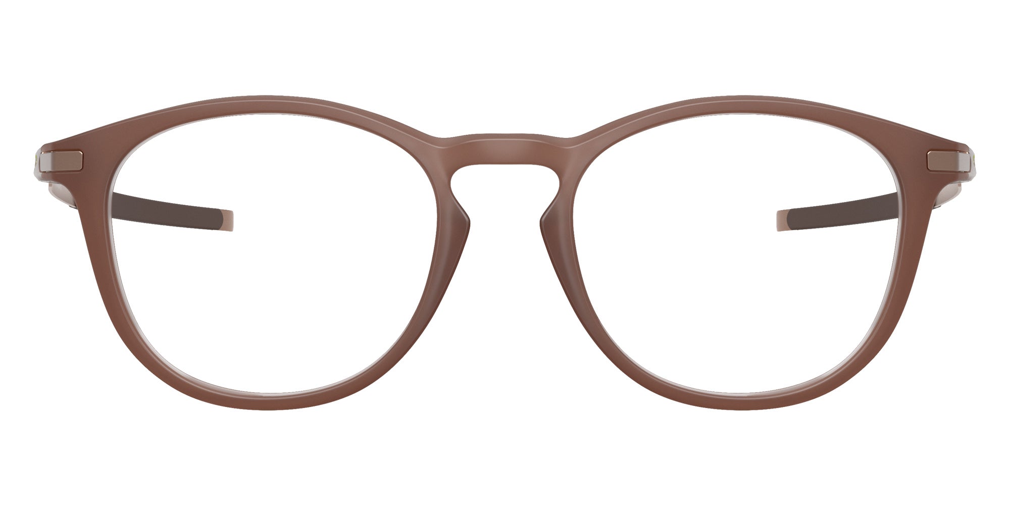 Oakley® OX8105 PITCHMAN R OX8105 810527 52 Eyeglasses - Transparent Mahogany 810527